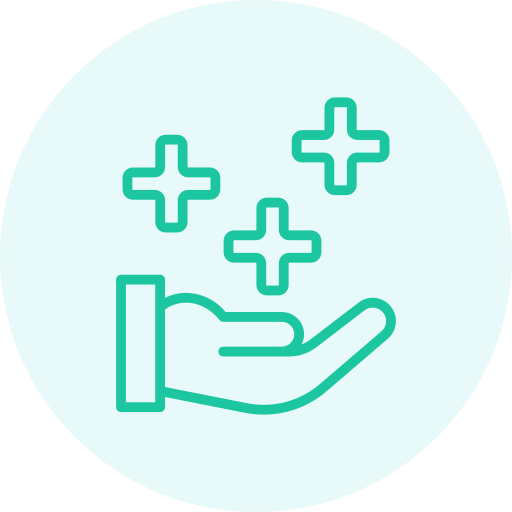 Icon representing employee benefits at Abrams Insurance.