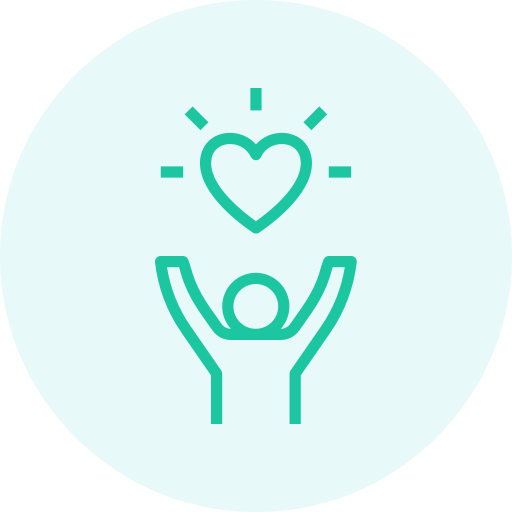 Icon representing life insurance at Abrams Insurance.
